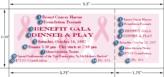 breast cancer ribbon background. Pink Ribbon General Admission